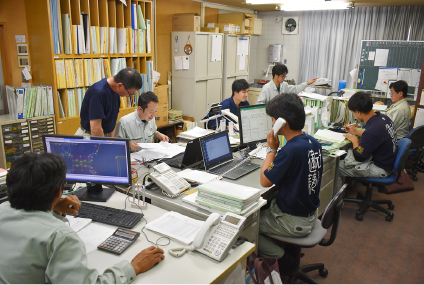 社寺建築を専門とする工事課